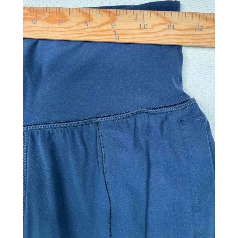 Athleta Women's Powervita Salutation Jogger Pants Elasic Waist Navy Blue Size XS - Picture 3 of 9